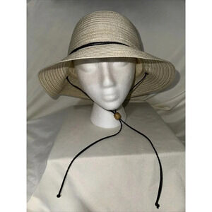 The Scala Collection Sun Hat Womens OS Tan Beach Wide Brim Woven Vacation Boho